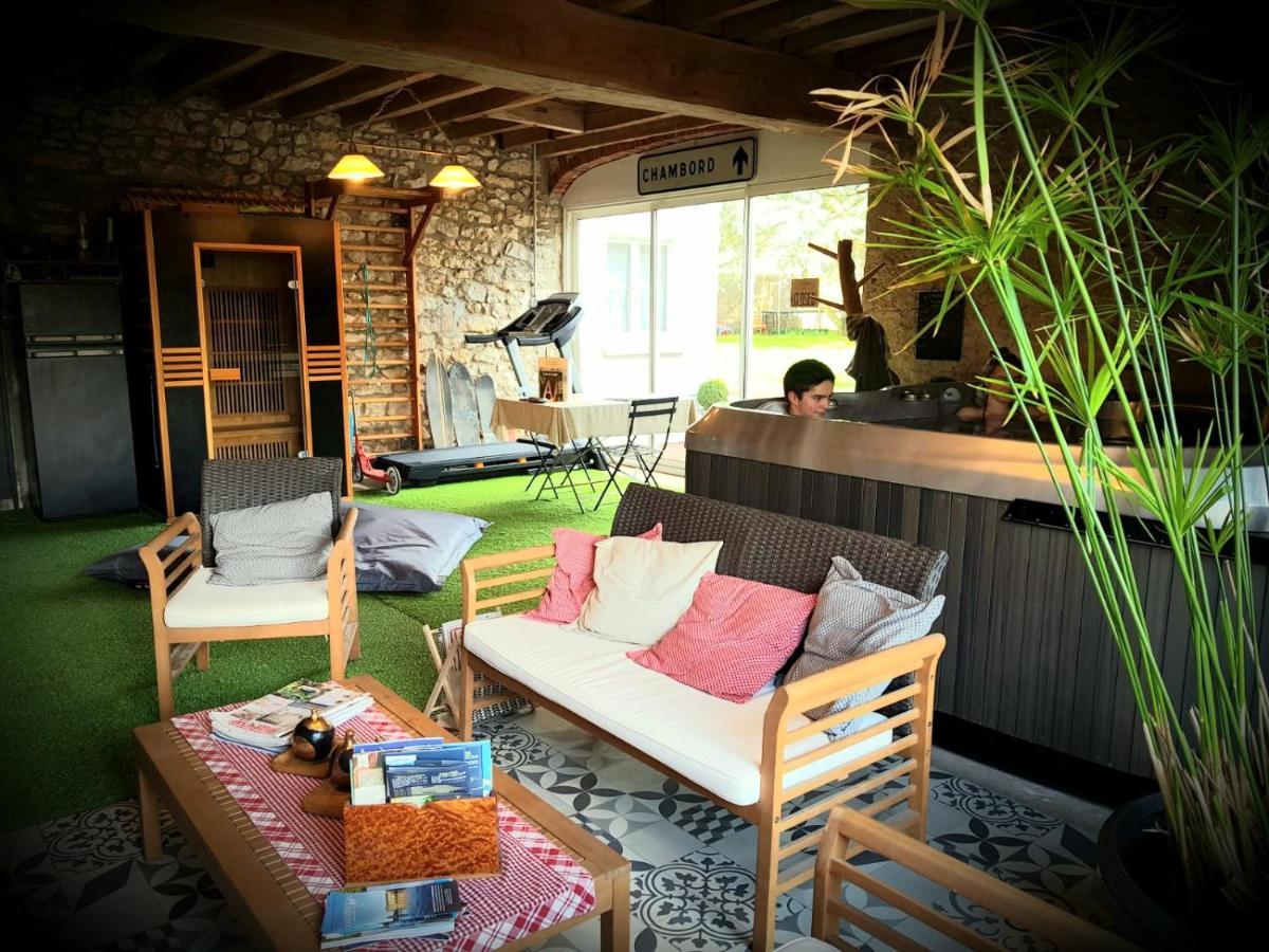 Le Grand Cedre Spa Et Sauna Interieur Piscine Marolles  Luaran gambar